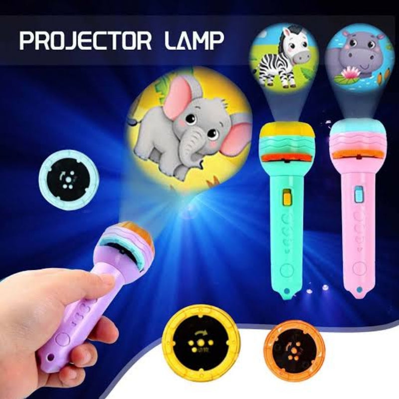 A3 Flashlight Projector Torch Lamp Toy Cute Cartoon Creativity Toy