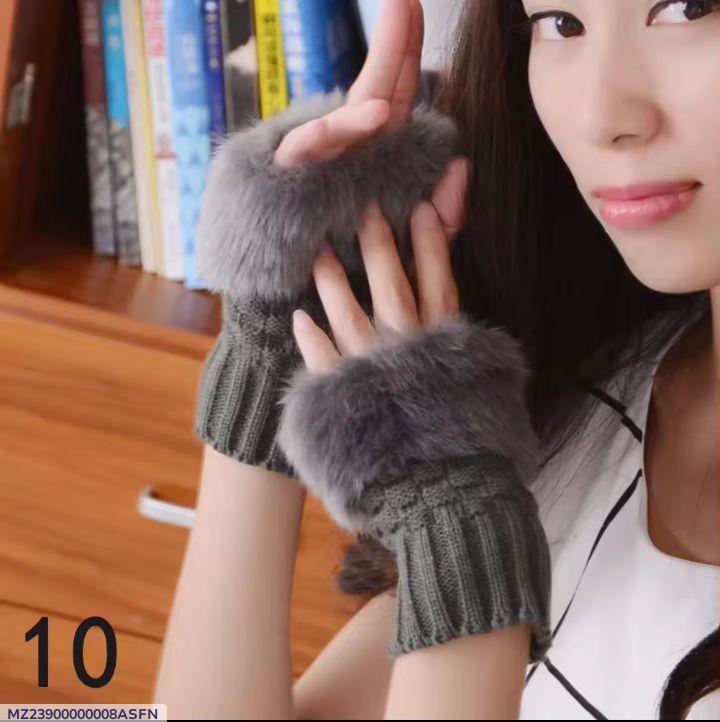 Wool Fingerless Gloves